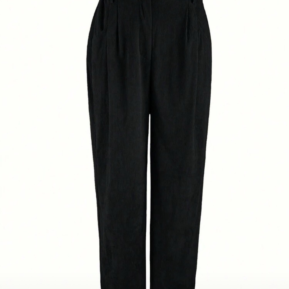 Womens Black Corduroy Pants